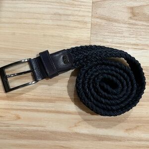 Blue Braided Belt